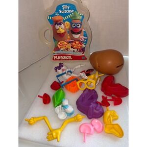 Vintage Playskool Silly Suitcase Mr. & Mrs. Potato Head Parts Lot